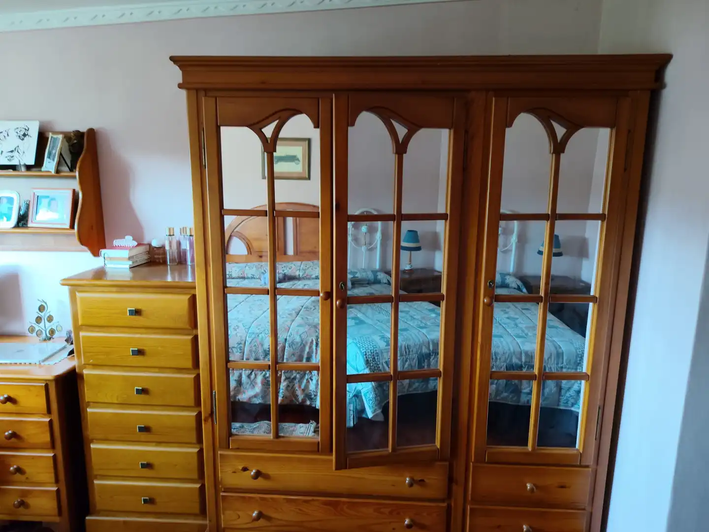 Bedroom of Attic for rent in Ribeira  with Heating, Private garden and Parquet flooring