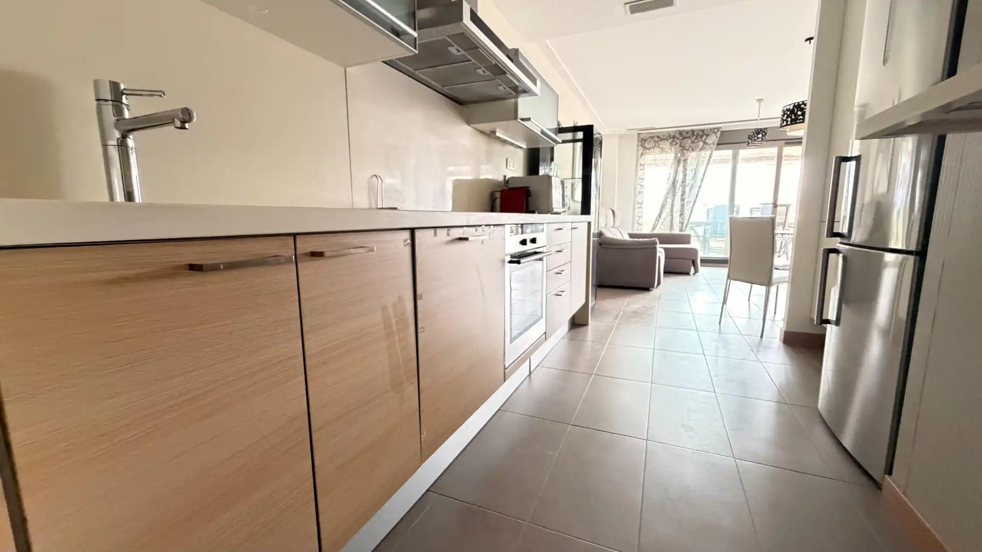 Kitchen of Apartments for sale in Elche / Elx  with Air Conditioner, Private garden and Terrace