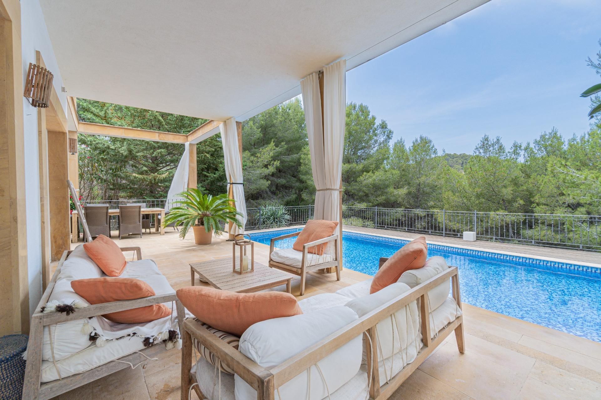 Jardí de Casa o xalet en venda en Calvià amb Aire condicionat, Calefacció i Jardí privat