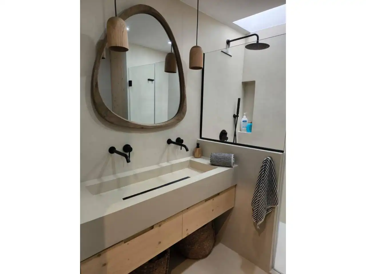 Bathroom of Houses for rent in Fontanals de Cerdanya  with Private garden, Parquet flooring and Terrace