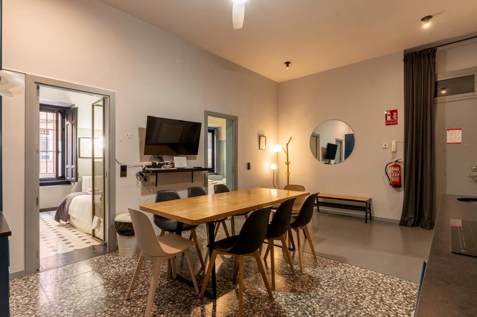 Dining room of Planta baja for sale in  Madrid Capital  with Heating