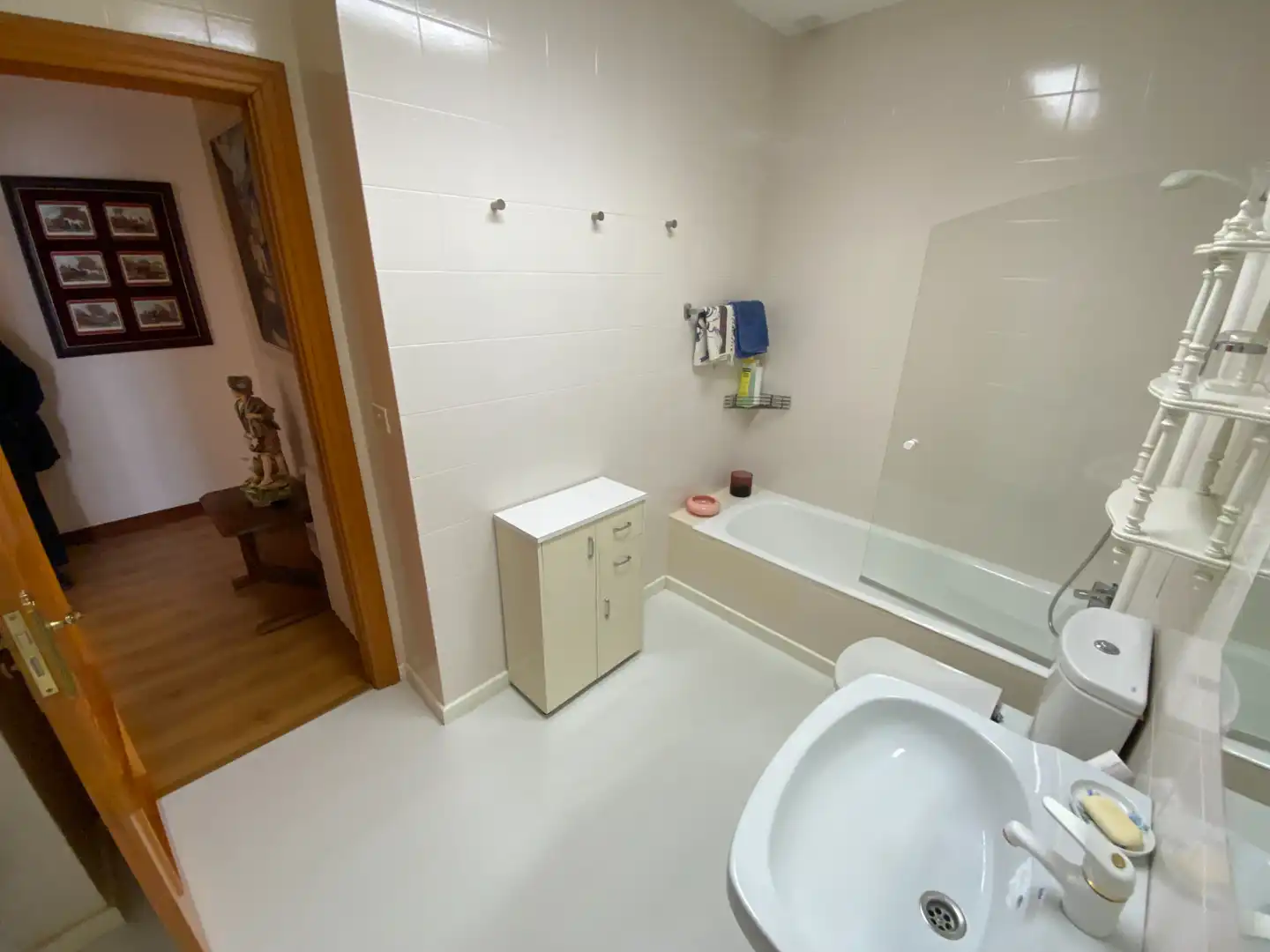 Bathroom of Flat for sale in Fitero  with Heating, Parquet flooring and Terrace