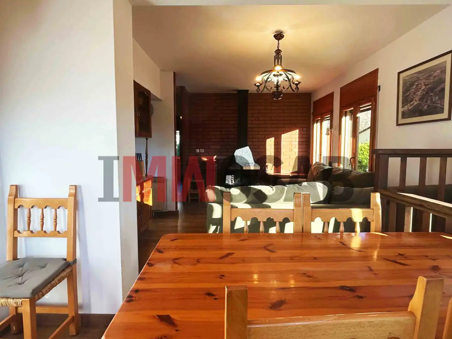 Comedor de Casa o chalet de alquiler en Sant Agustí de Lluçanès con Calefacción, Jardín privado y Terraza