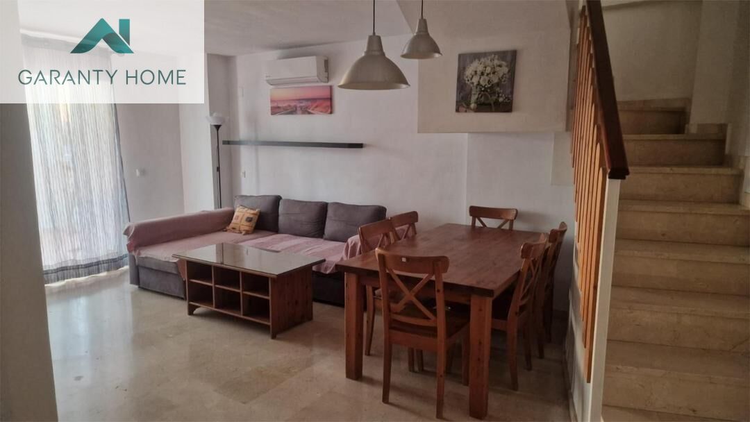 Living room of Duplex to rent in Marbella  with Air Conditioner, Heating and Private garden