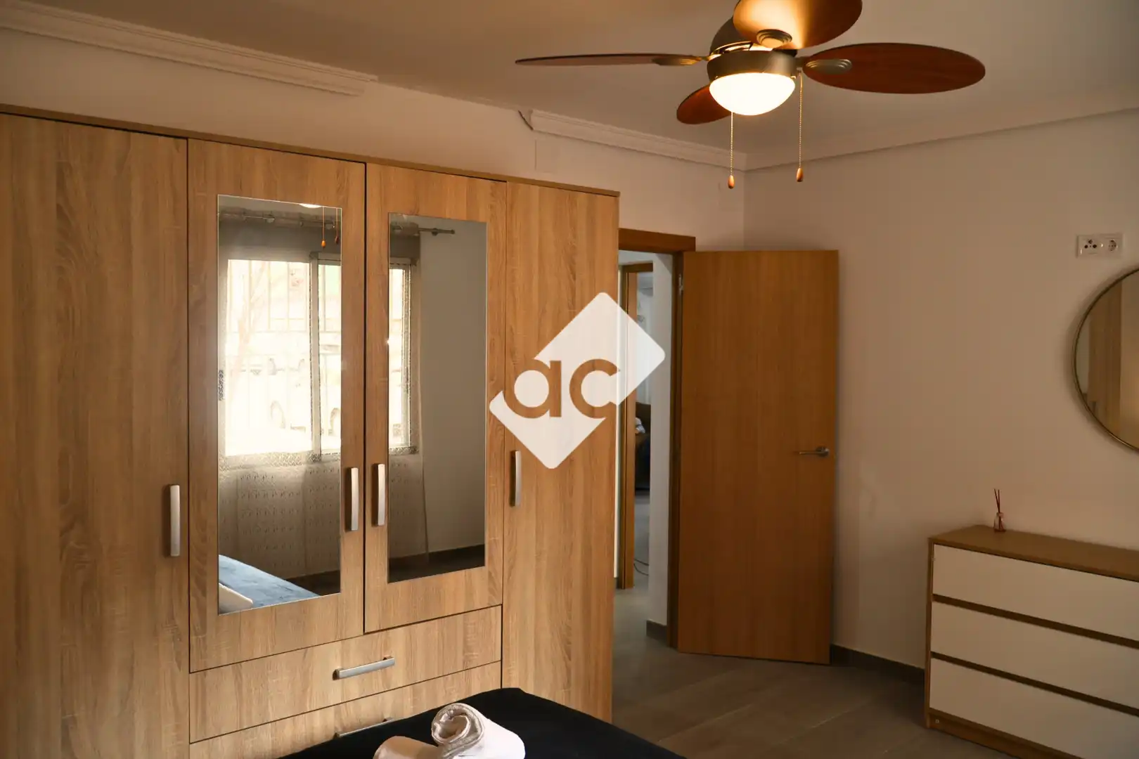 Dormitori de Apartament de lloguer en Alfafar amb Aire condicionat, Calefacció i Parquet