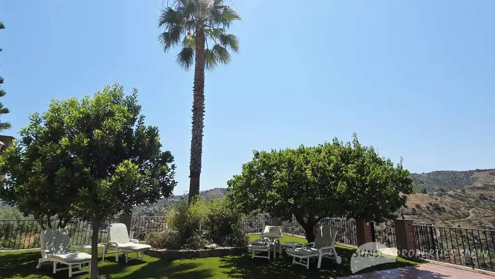 Garden of Houses for sale in Cómpeta  with Air Conditioner, Private garden and Swimming Pool