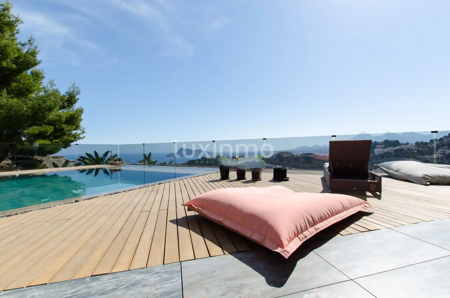 Terrasse von Haus oder Chalet zum Verkauf in Altea mit Klimaanlage, Heizung und Privatgarten