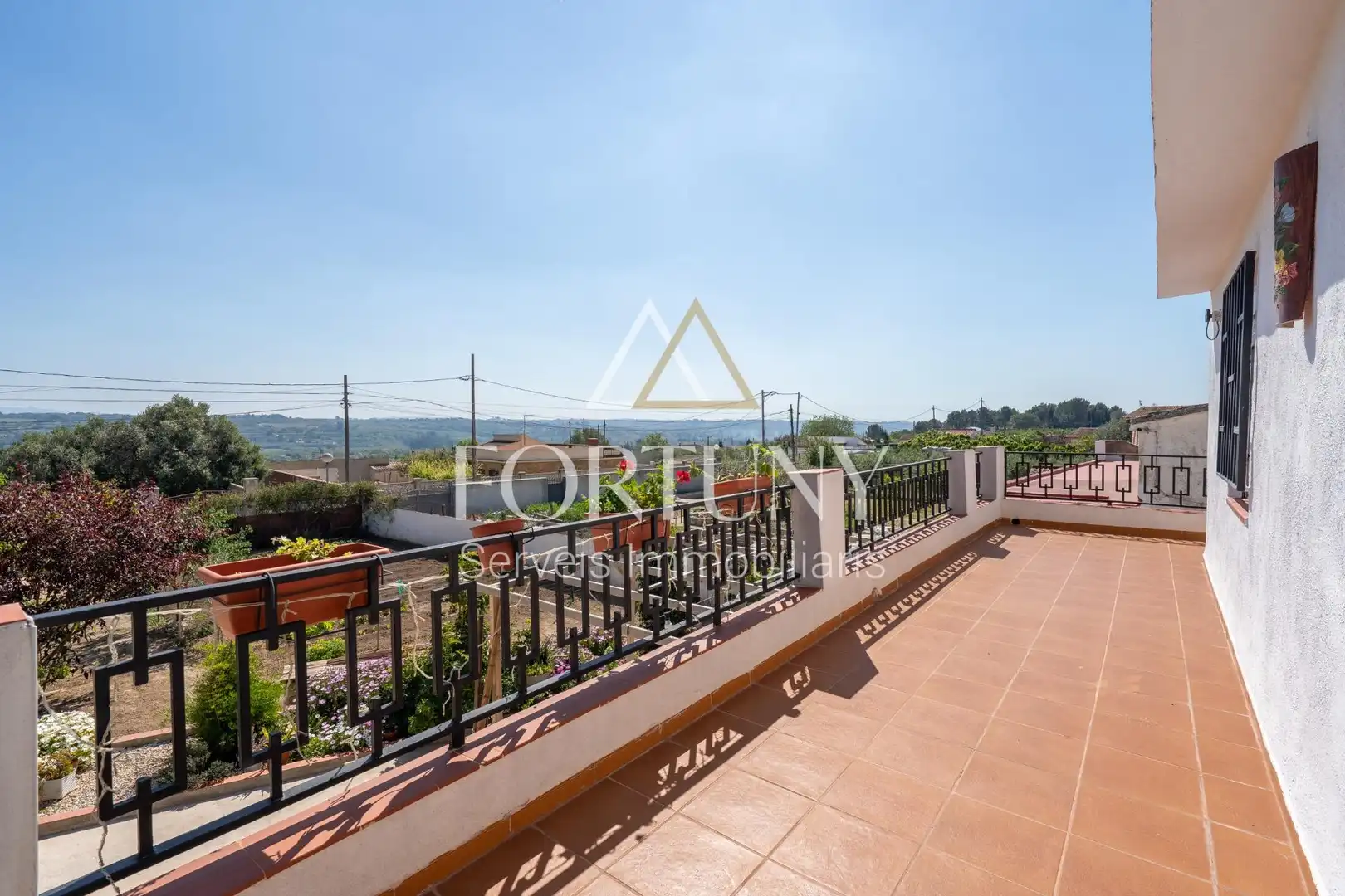 Terrassa de Casa o xalet en venda en Alcover amb Aire condicionat, Jardí privat i Terrassa
