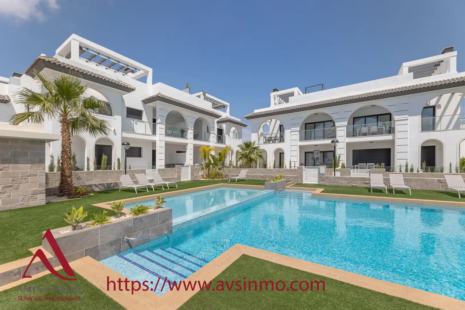Swimming pool of Apartments for rent in Rojales  with Air Conditioner, Terrace and Furnished