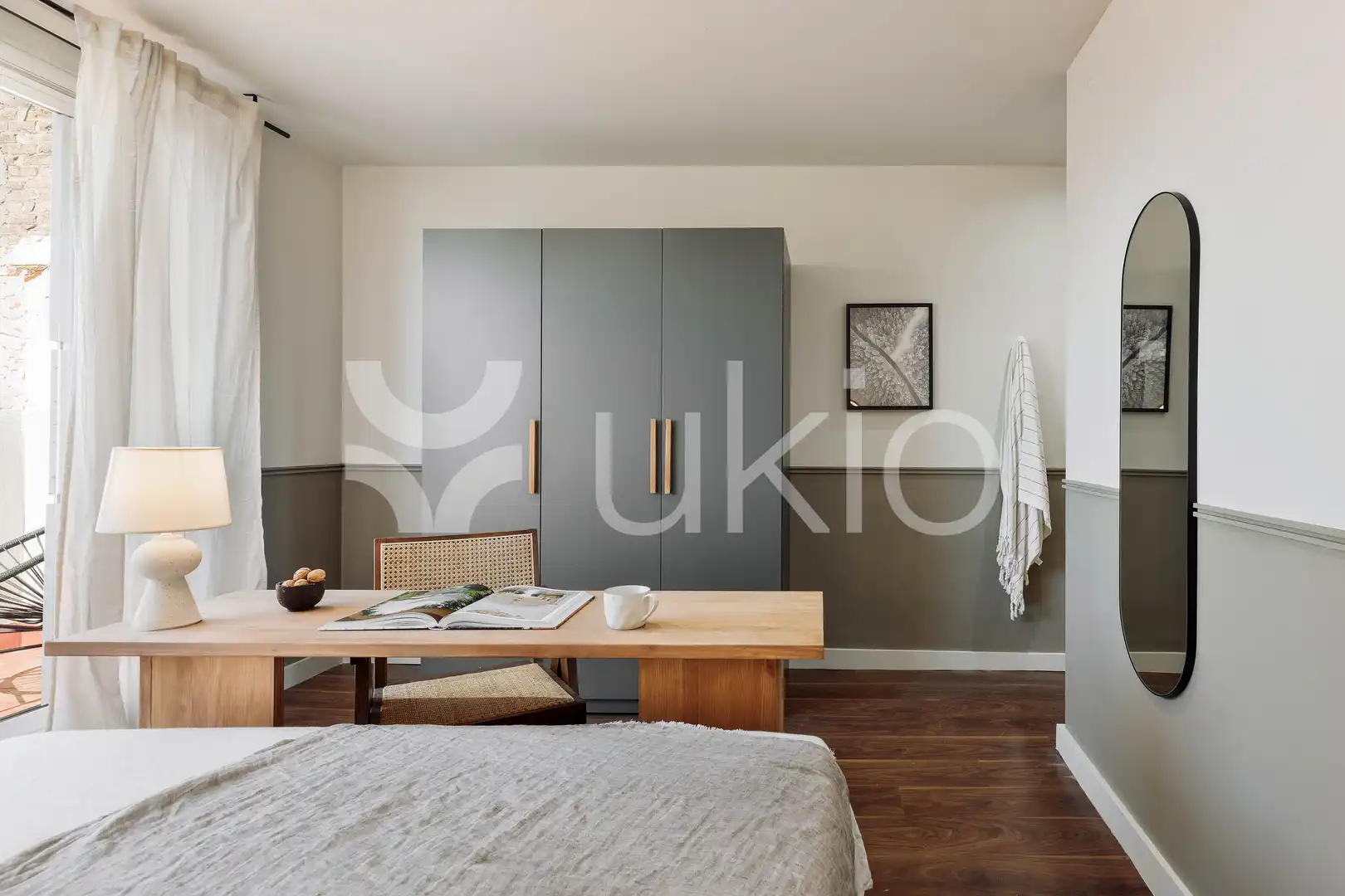 Habitación de Apartamento de alquiler en Barcelona con Aire acondicionado, Calefacción y Terraza