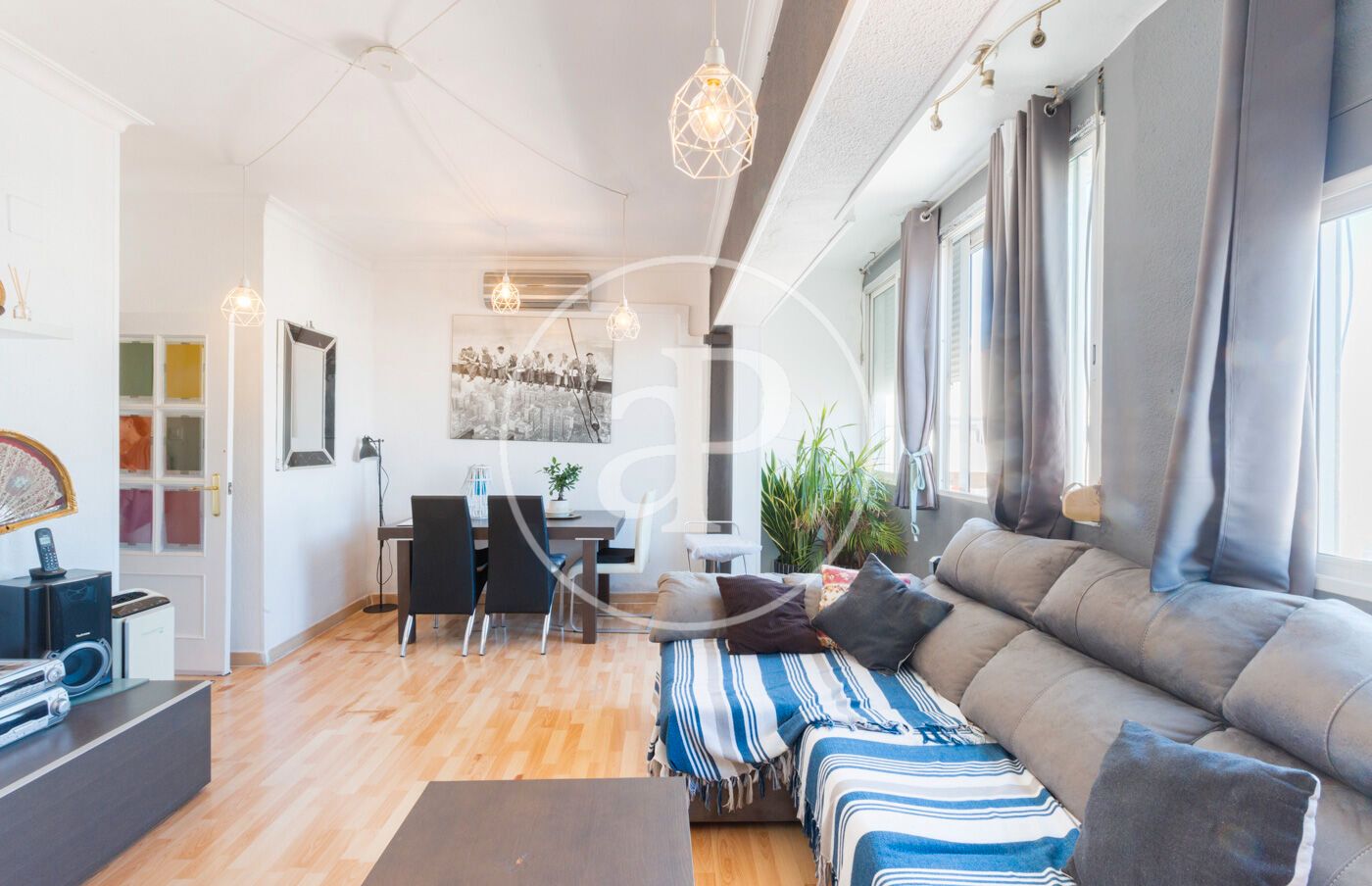 Living room of Flat for sale in  Valencia Capital  with Heating