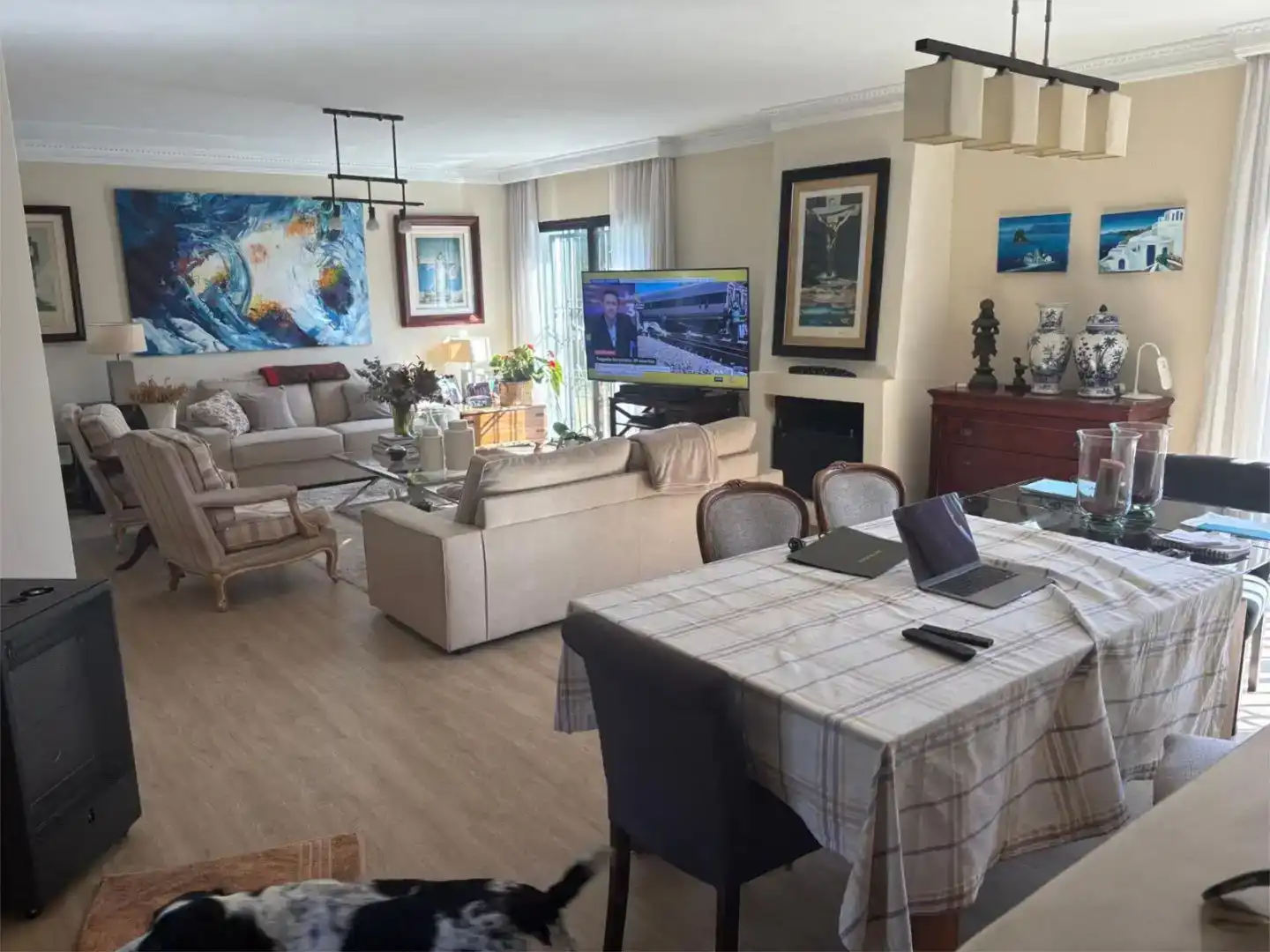 Dining room of Houses for sale in Marbella  with Private garden, Storage room and Swimming Pool
