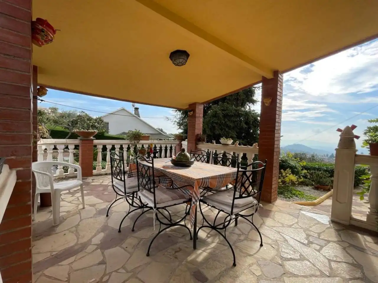 Terraza de Casa o chalet en venta en Caldes de Montbui con Aire acondicionado, Calefacción y Jardín privado