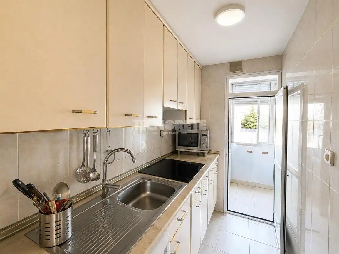 Kitchen of Flat for sale in Madrid  with Air Conditioner and Balcony