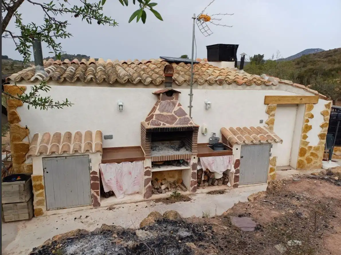 Cocina de Finca rústica en venta en Chóvar con Jardín privado, Terraza y Trastero