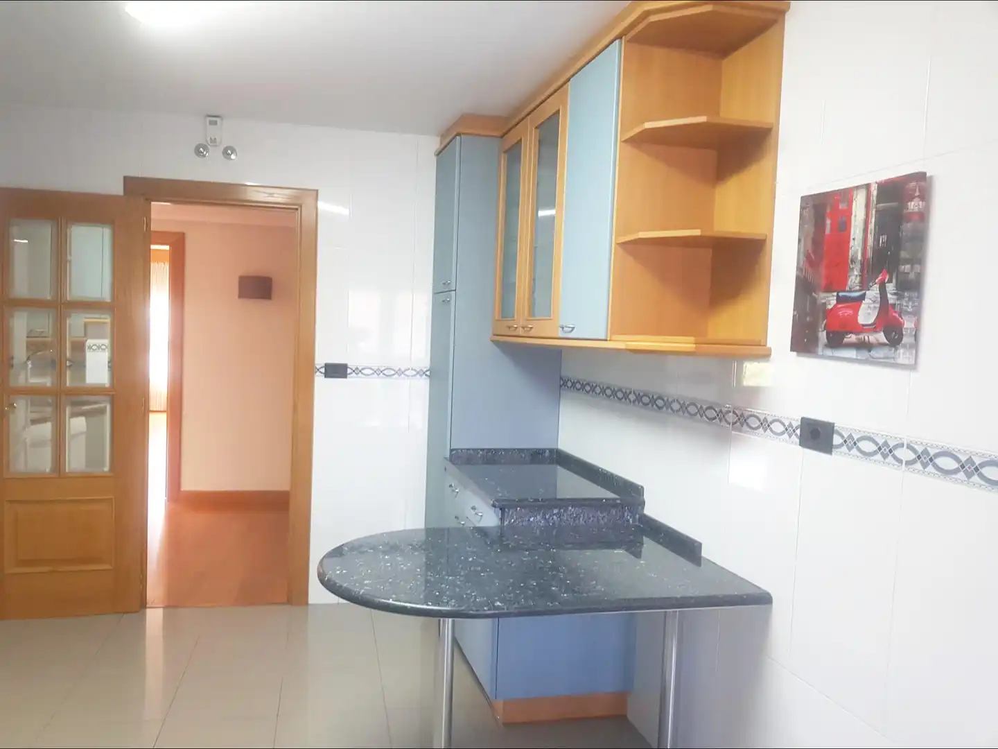 Cocina de Piso de alquiler en Zaragoza con Aire acondicionado, Calefacción y Parquet