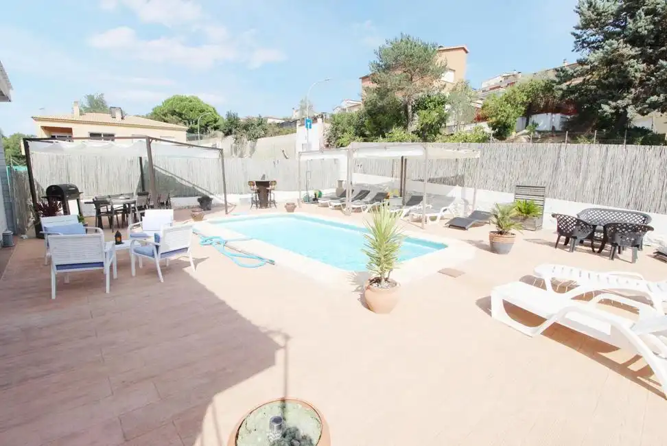 Swimming pool of Houses for sale in Lloret de Mar  with Air Conditioner, Private garden and Terrace
