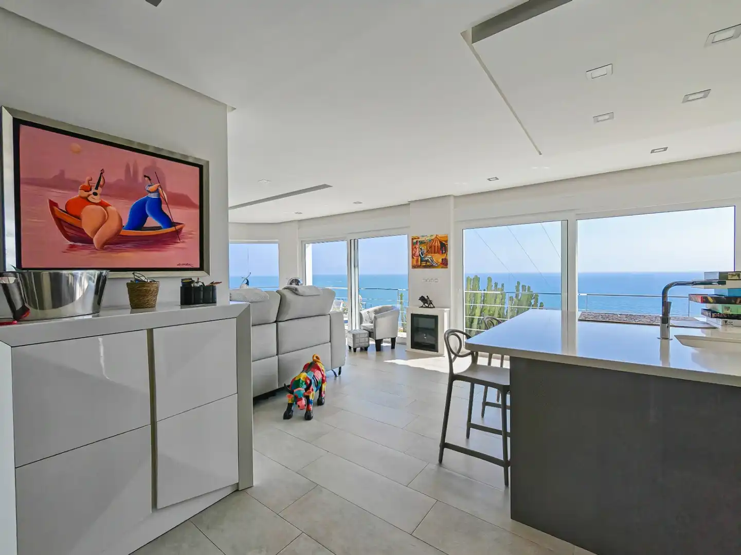 Living room of Houses for sale in Dénia  with Air Conditioner, Heating and Terrace