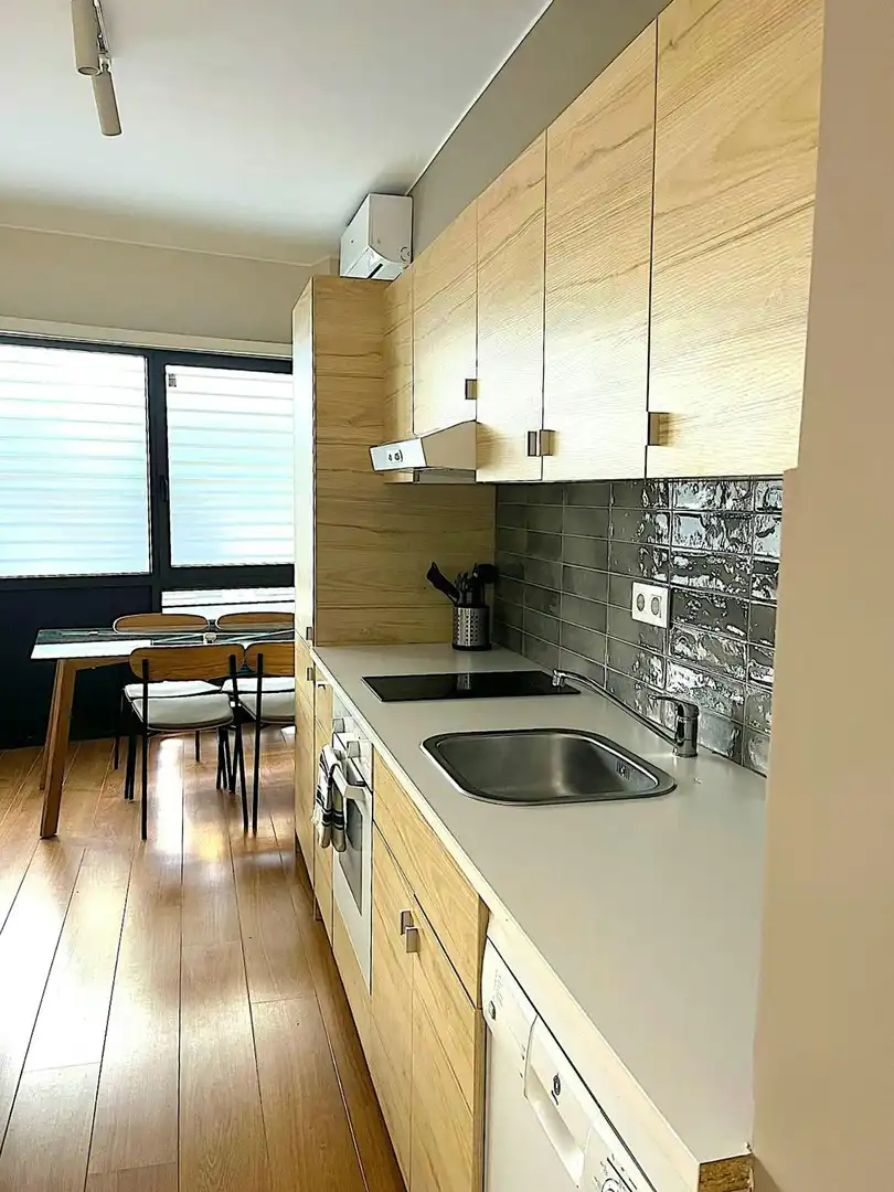 Cocina de Piso de alquiler en Barcelona con Aire acondicionado, Calefacción y Amueblado