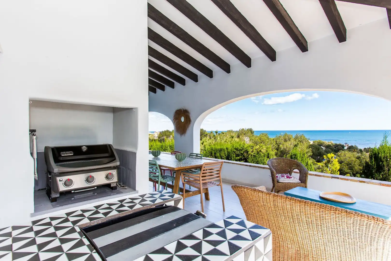 Terraza de Casa o chalet en venta en Dénia con Aire acondicionado, Calefacción y Jardín privado