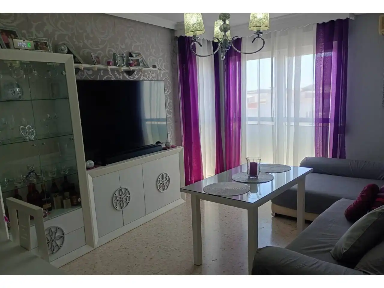 Sala de estar de Piso en venta en Jerez de la Frontera con Aire acondicionado