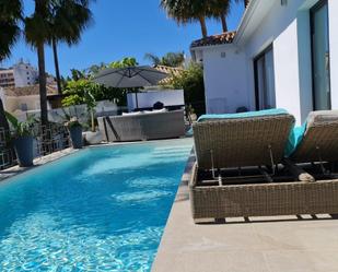 Piscina de Casa o xalet de lloguer en Málaga Capital amb Aire condicionat, Terrassa i Piscina