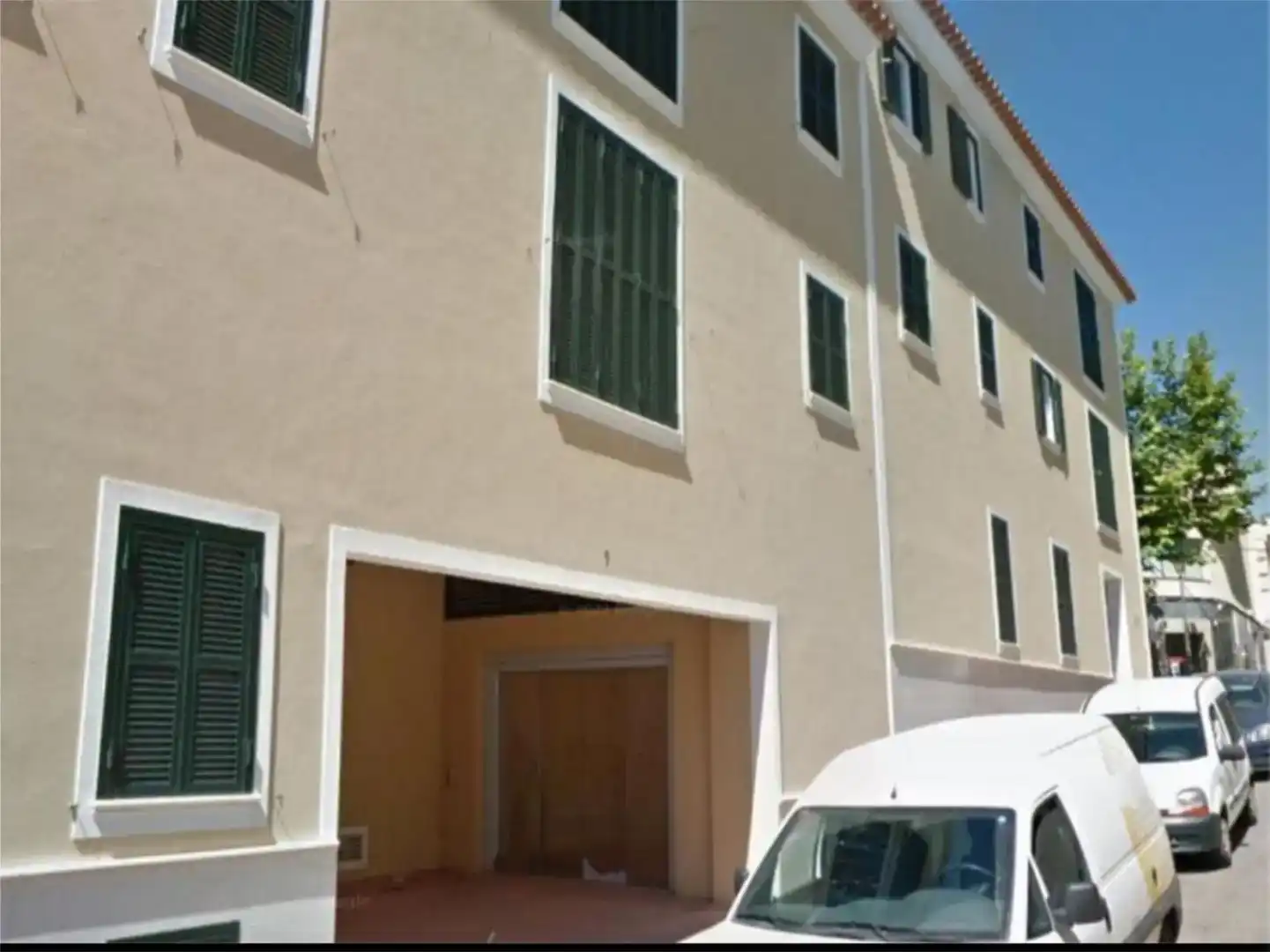 Vista exterior de Garaje en venta en Es Castell poble