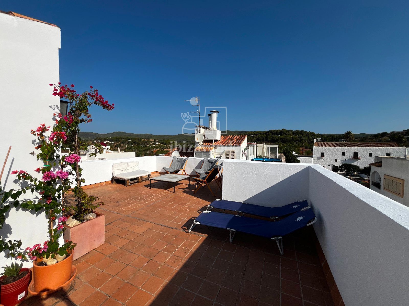 Terrassa de Dúplex de lloguer en Santa Eulària des Riu amb Aire condicionat, Calefacció i Terrassa