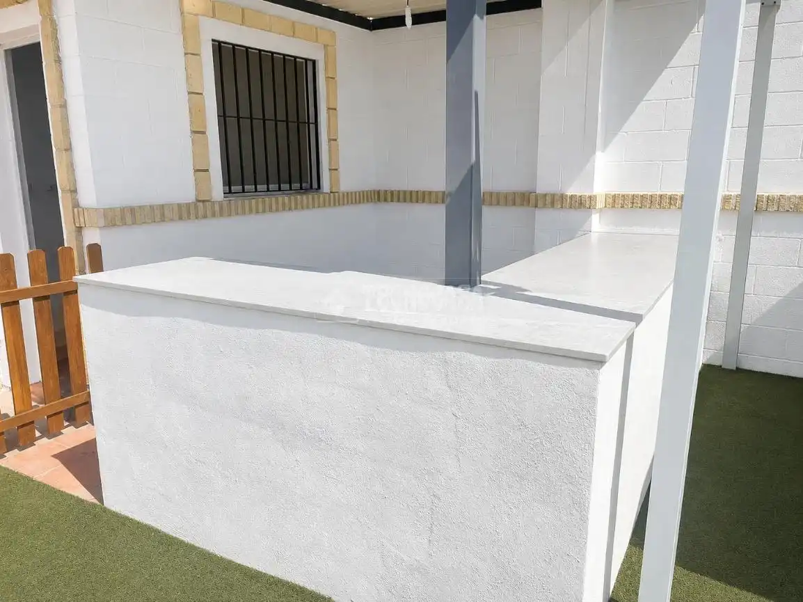 Terrace of Country homes for sale in Dos Hermanas  with Storage room