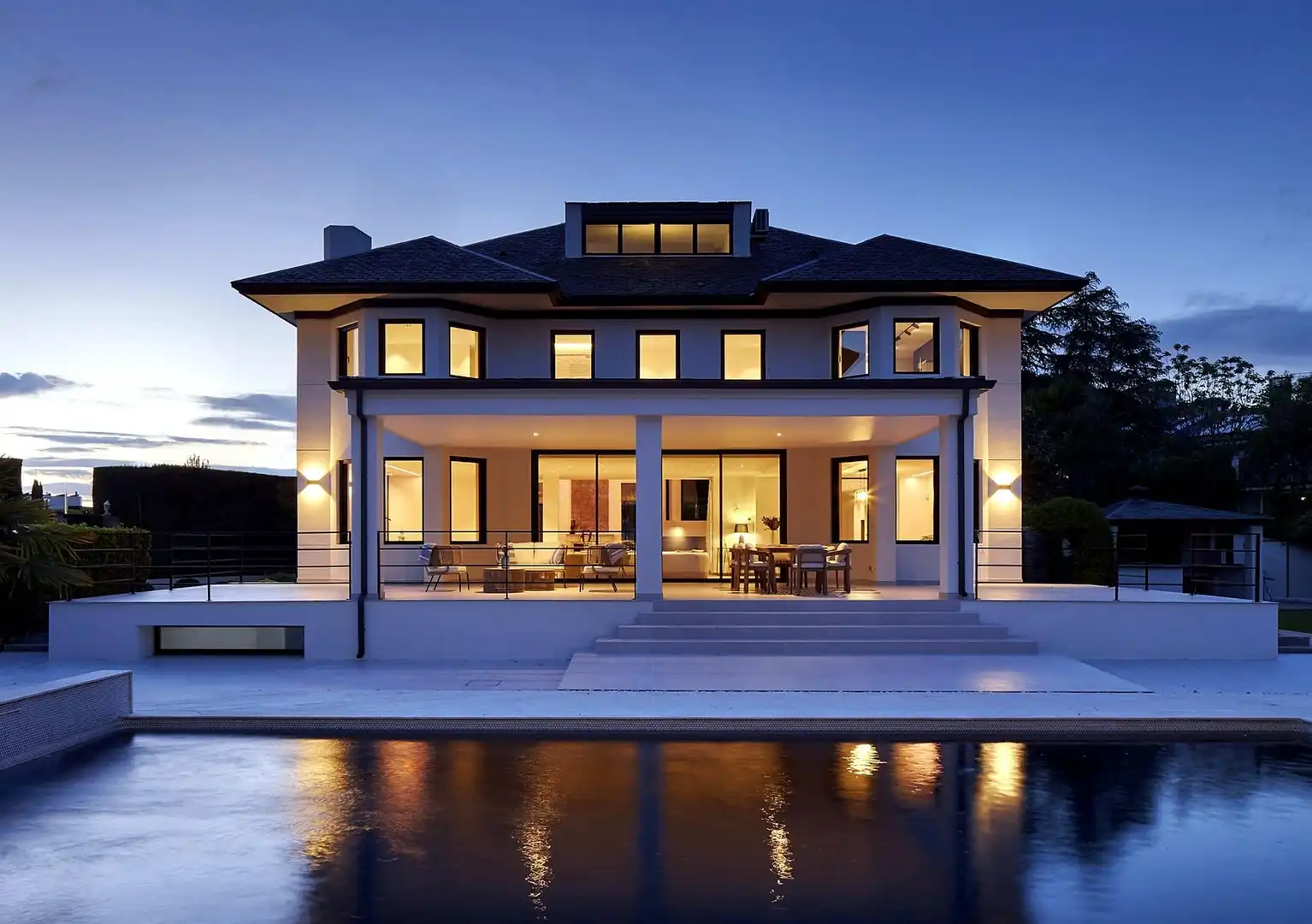Vista exterior de Casa o chalet en venta en Boadilla del Monte con Calefacción y Piscina