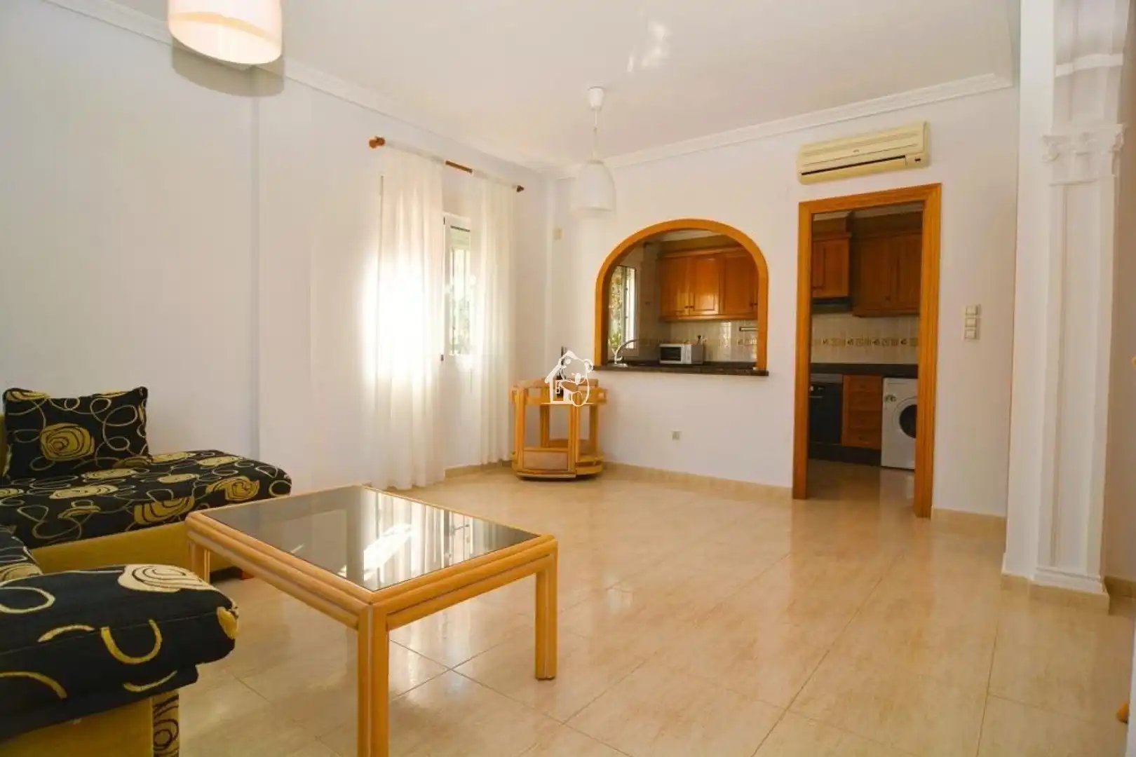 Living room of Detached homes for rent in Pilar de la Horadada  with Air Conditioner, Terrace and Swimming Pool