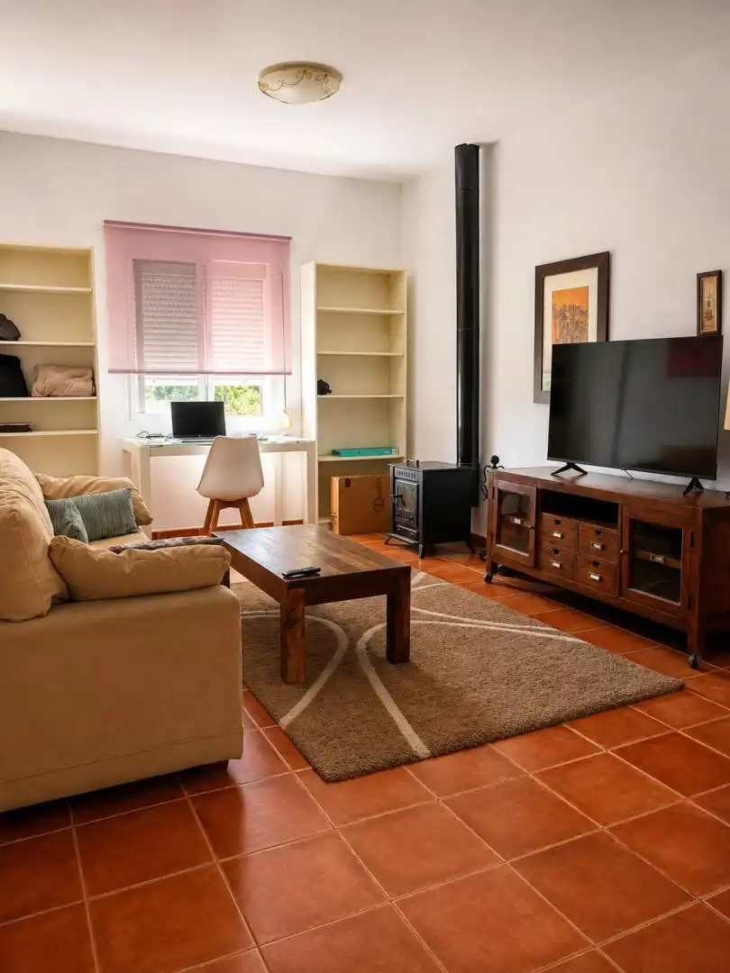 Sala de estar de Casa adosada en venta en Sanlúcar de Barrameda con Amueblado