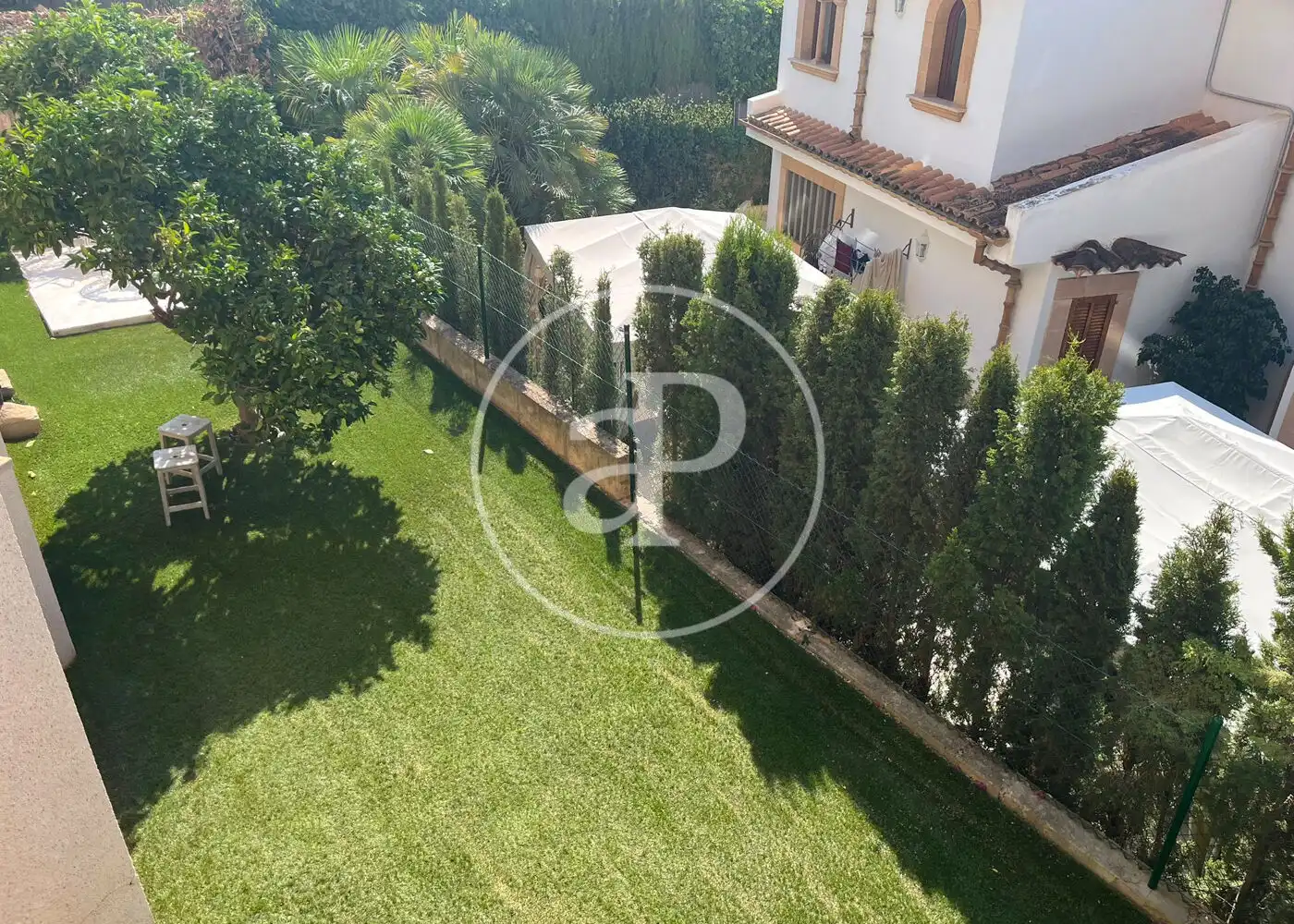 Jardín de Piso de alquiler en  Palma de Mallorca con Aire acondicionado, Calefacción y Jardín privado