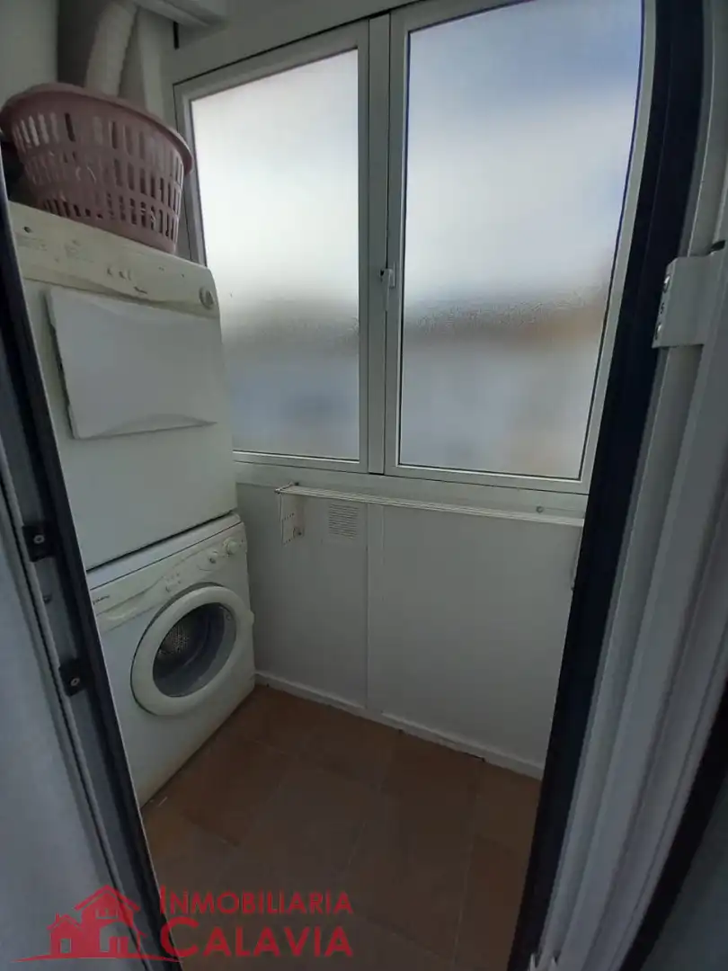 Terraza de Apartamento de alquiler en Baeza con Aire acondicionado, Calefacción y Amueblado