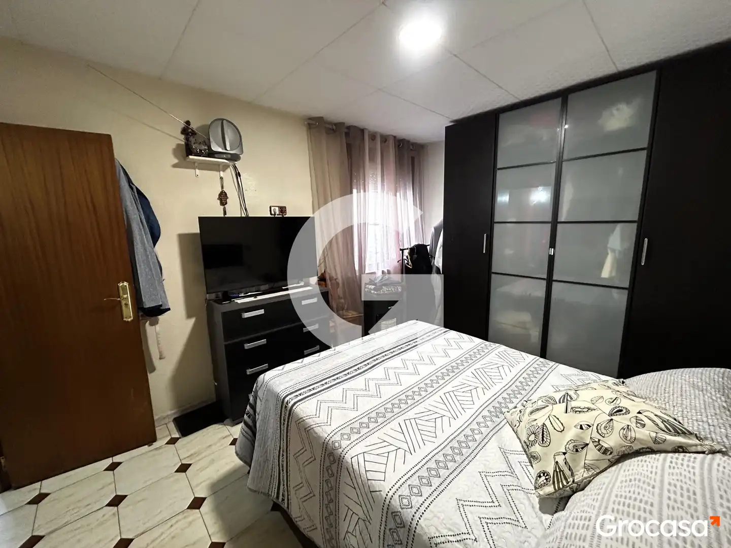 Bedroom of Flat for sale in Mataró  with Air Conditioner, Furnished and Oven