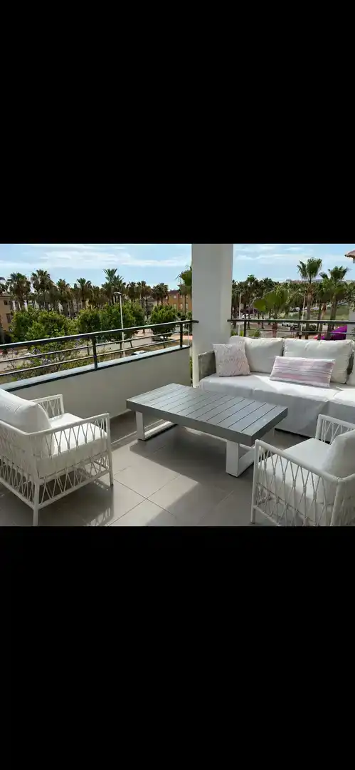 Terrasse von Wohnung zur Miete in Jávea / Xàbia mit Klimaanlage, Terrasse und Schwimmbad