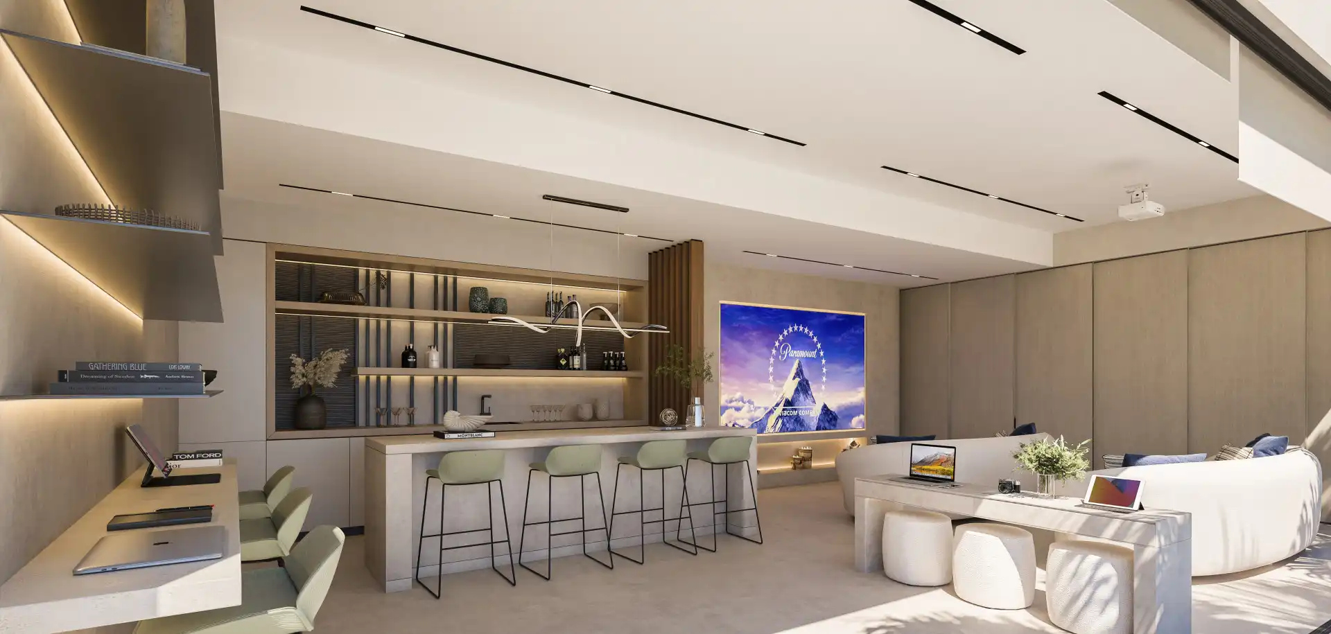 Living room of Attic for sale in Manilva  with Air Conditioner, Terrace and Swimming Pool