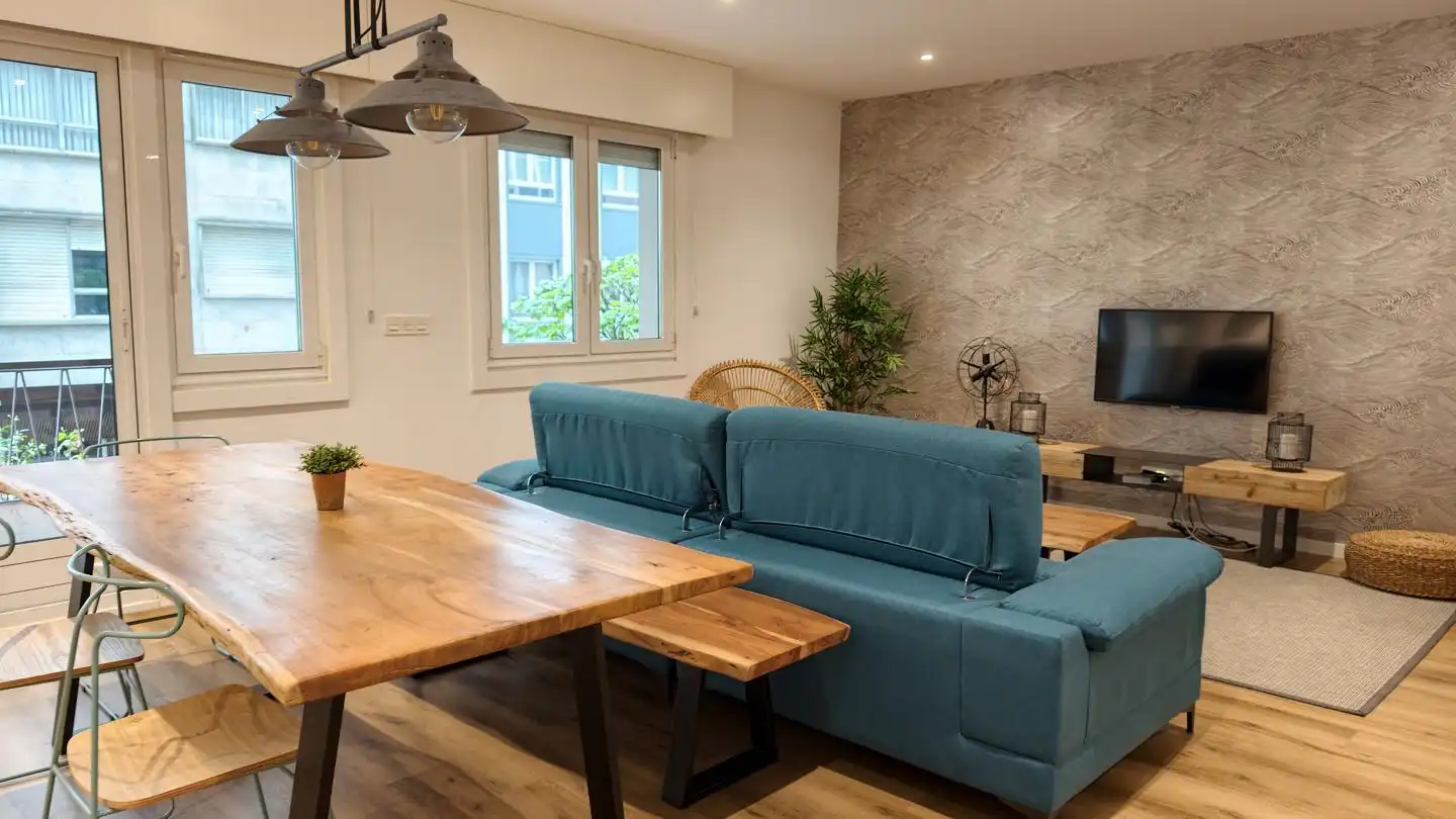 Wohnzimmer von Wohnung zum Verkauf in Santiago de Compostela  mit Heizung und Abstellraum