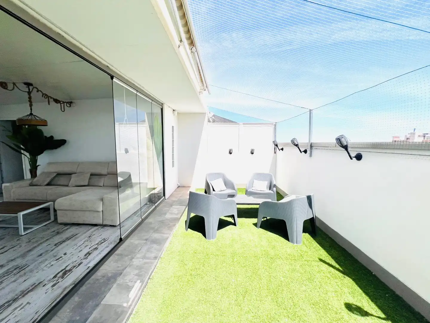 Terrace of Attic for sale in Elche / Elx  with Air Conditioner, Heating and Private garden