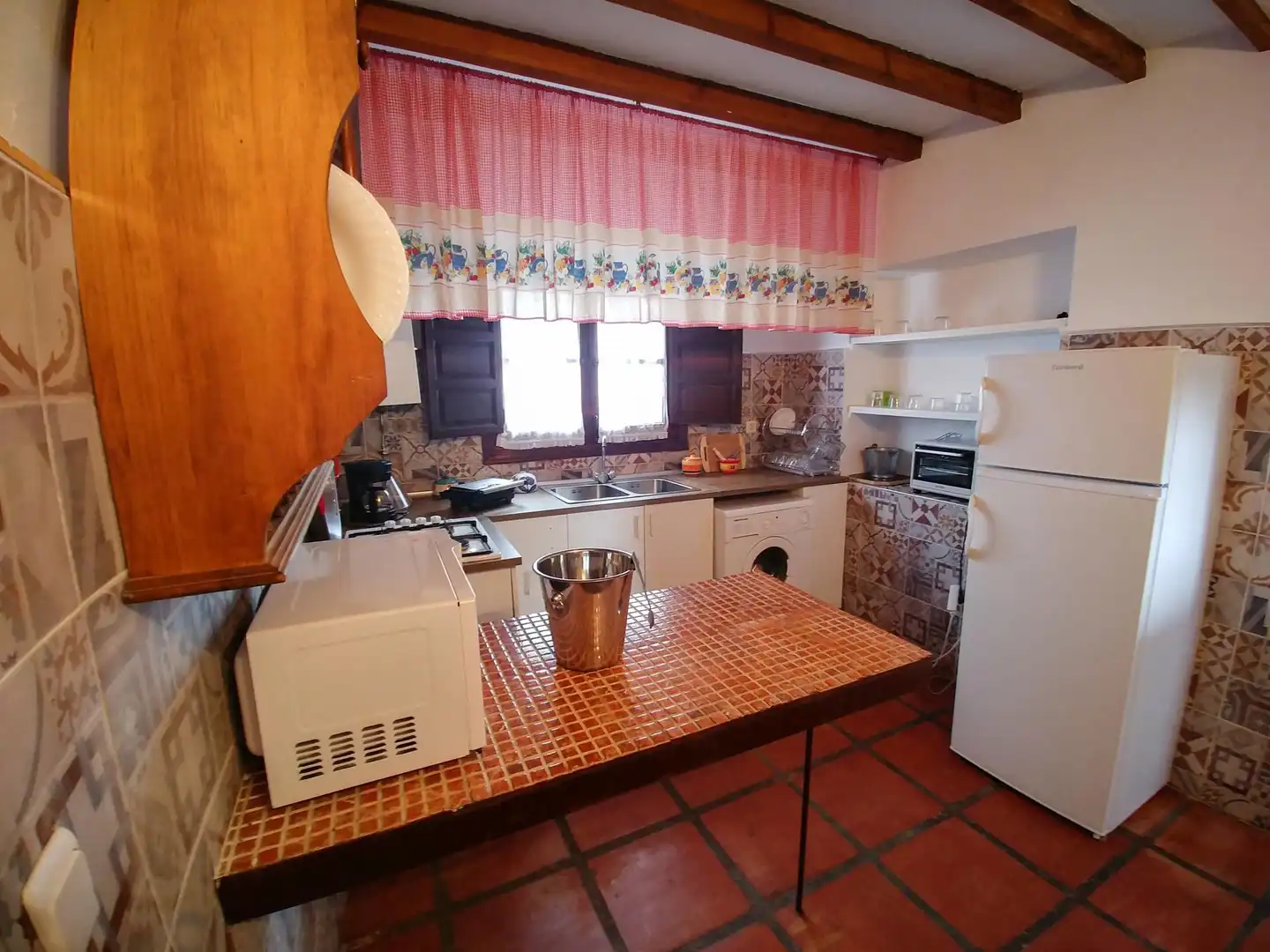 Cocina de Finca rústica en venta en Almogía con Aire acondicionado, Terraza y Piscina
