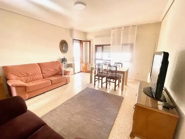 Living room of Flat for rent in Castellón de la Plana / Castelló de la Plana  with Terrace and Furnished