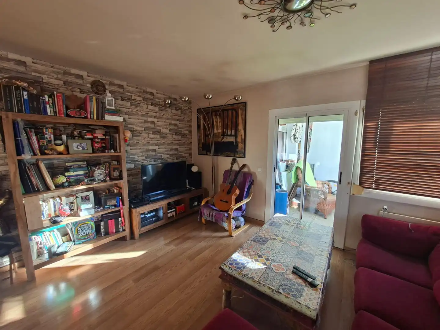 Sala d'estar de Pis en venda en Vilafranca del Penedès amb Calefacció, Parquet i Terrassa