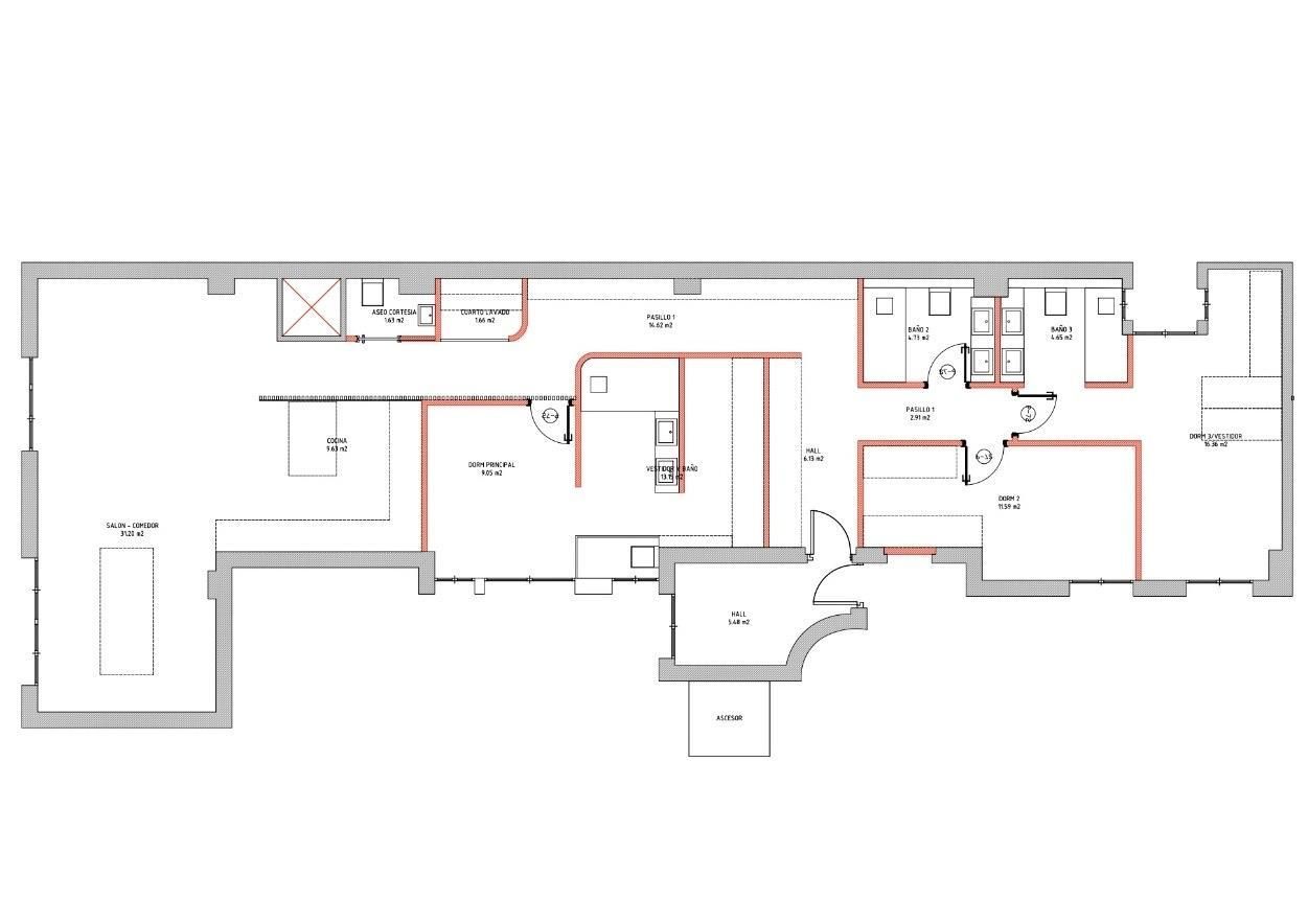 Flat for sale in  Madrid Capital  with Air Conditioner and Heating