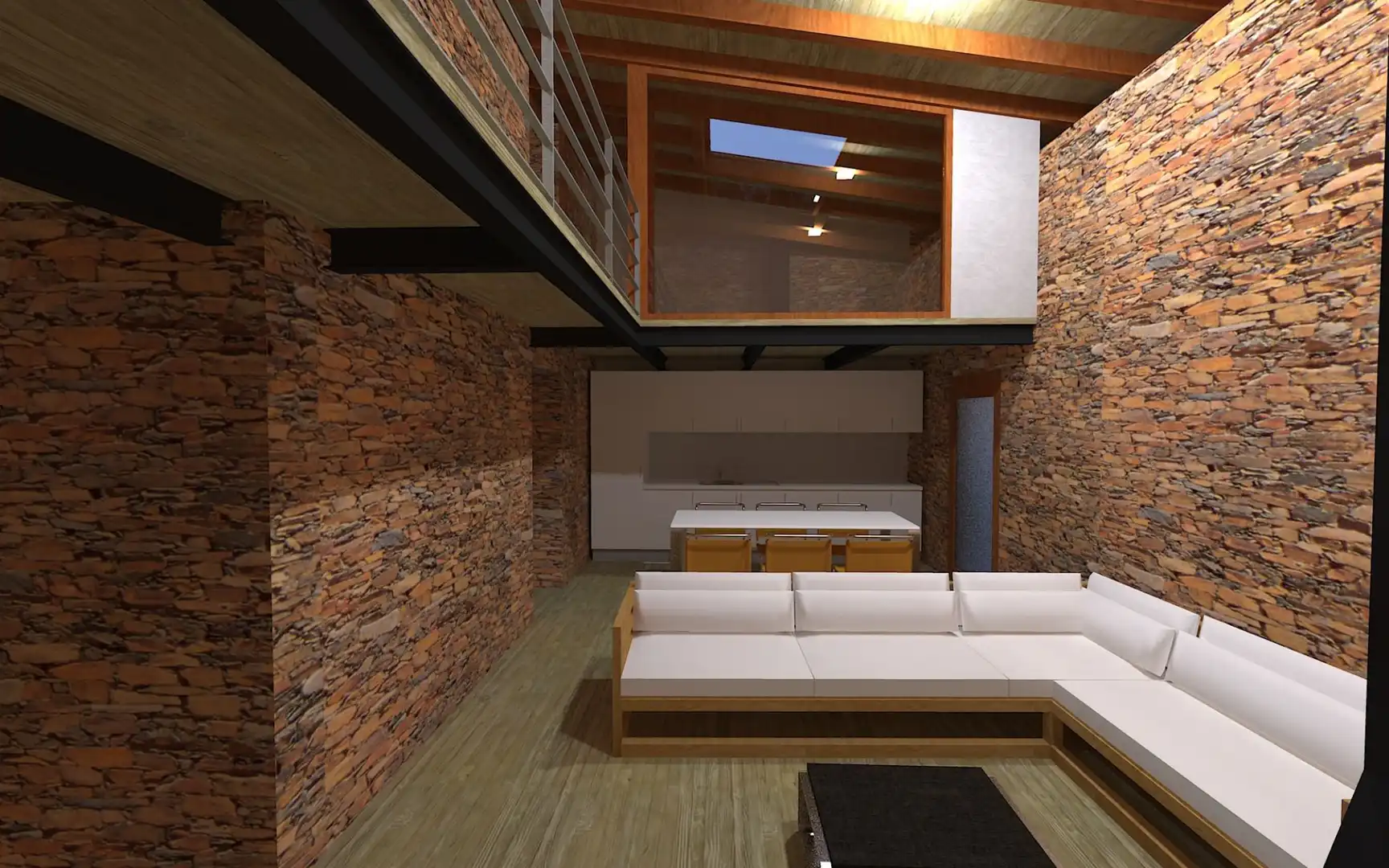 Sala de estar de Finca rústica en venta en Llanes