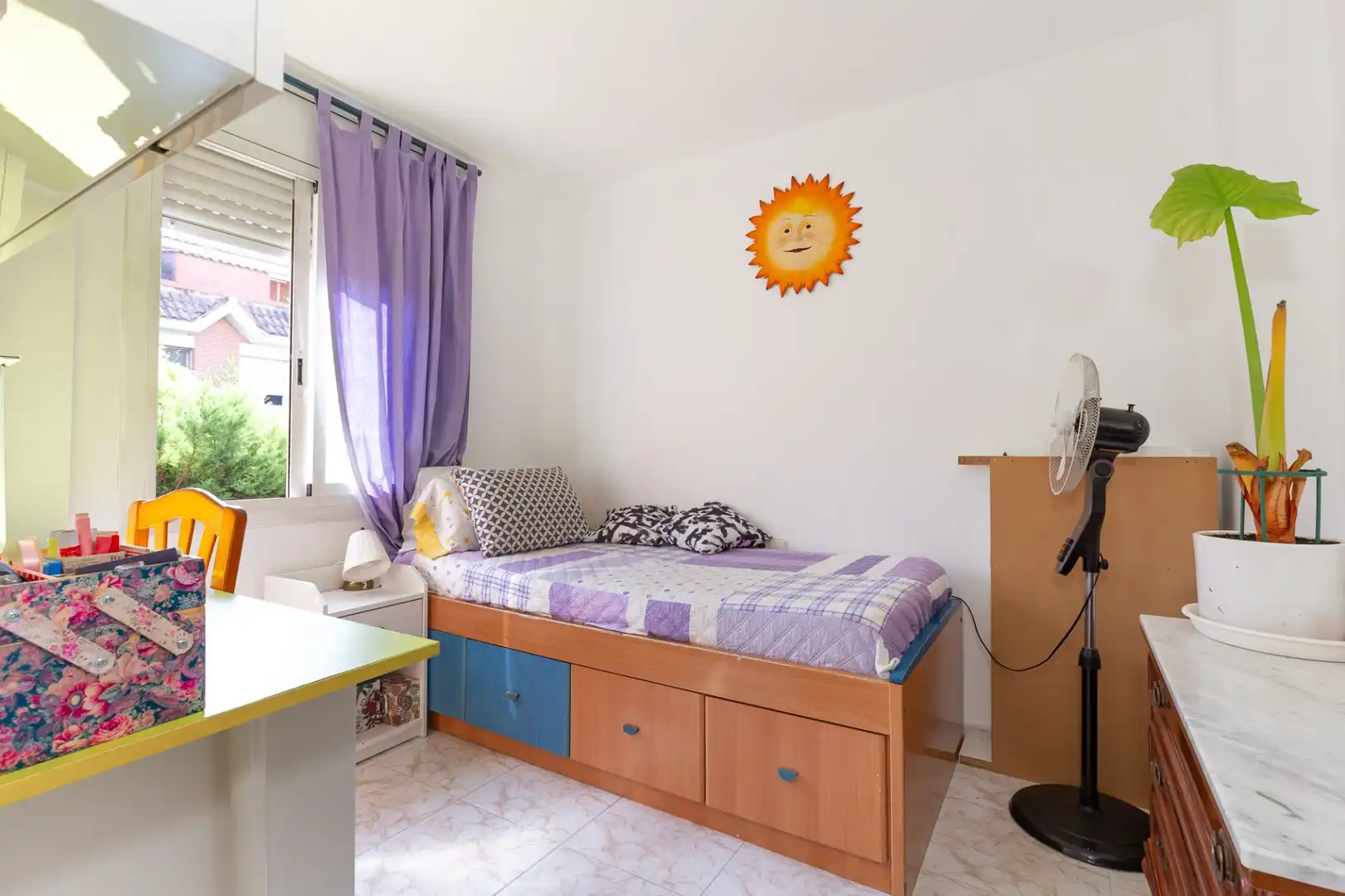 Schlafzimmer von Erdgeschoss zum Verkauf in Rubí mit Klimaanlage, Heizung und Terrasse