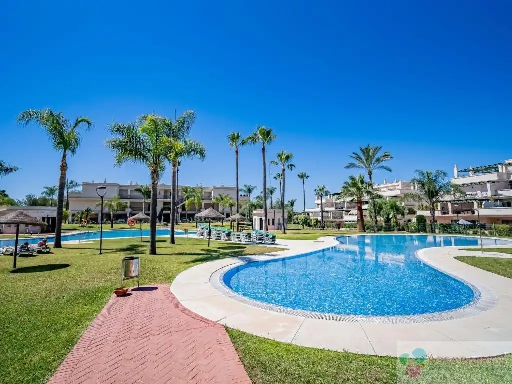 Swimming pool of Flat for sale in Marbella  with Terrace and Community pool