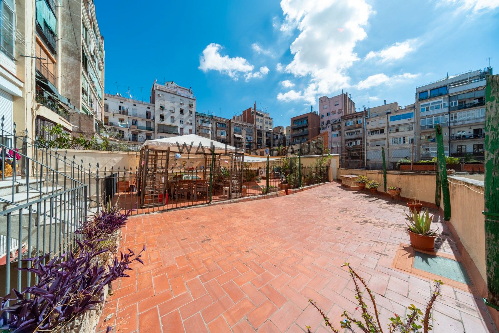 Terrace of Flat for sale in  Barcelona Capital  with Heating, Private garden and Terrace