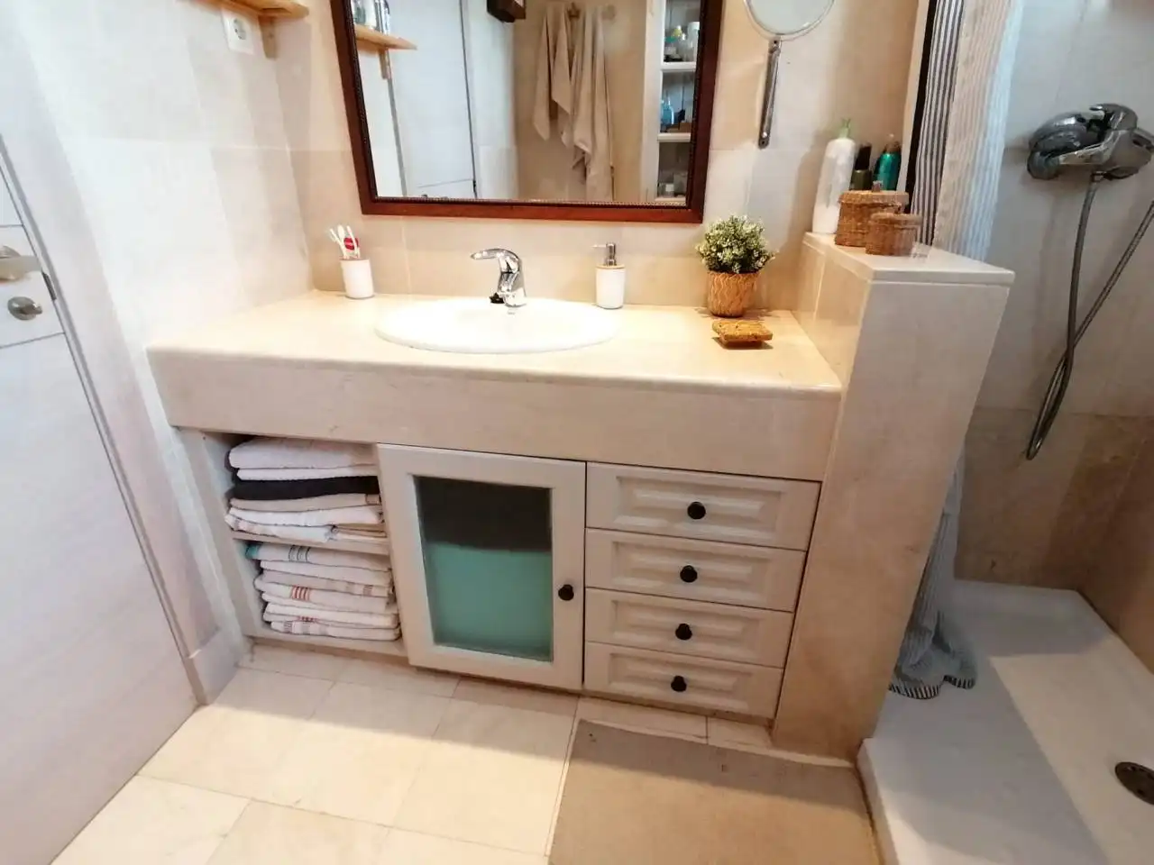 Bany de Casa adosada de lloguer en Fuengirola amb Aire condicionat, Calefacció i Terrassa