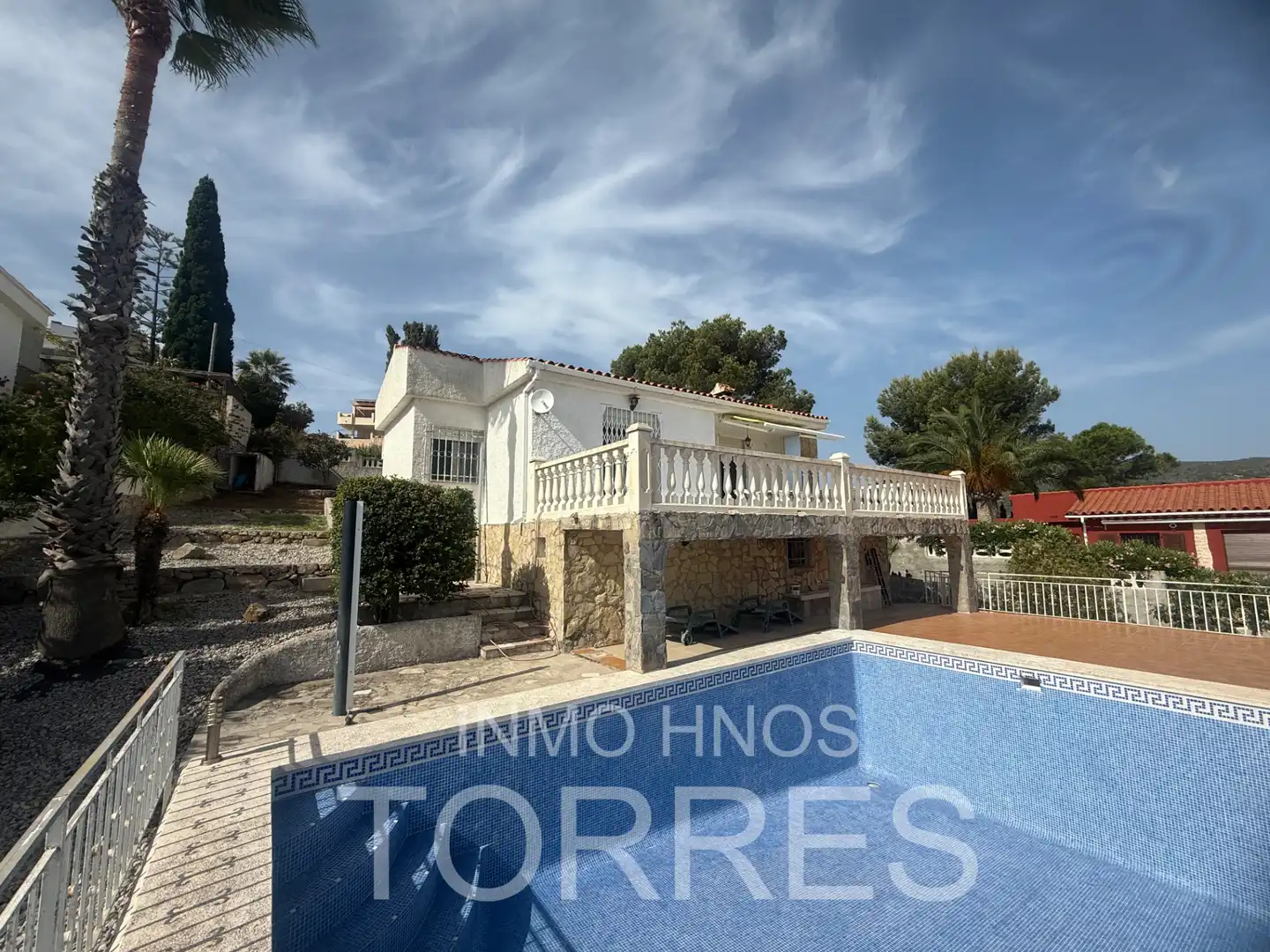 Vista exterior de Casa o xalet en venda en Peñíscola / Peníscola amb Jardí privat, Terrassa i Piscina