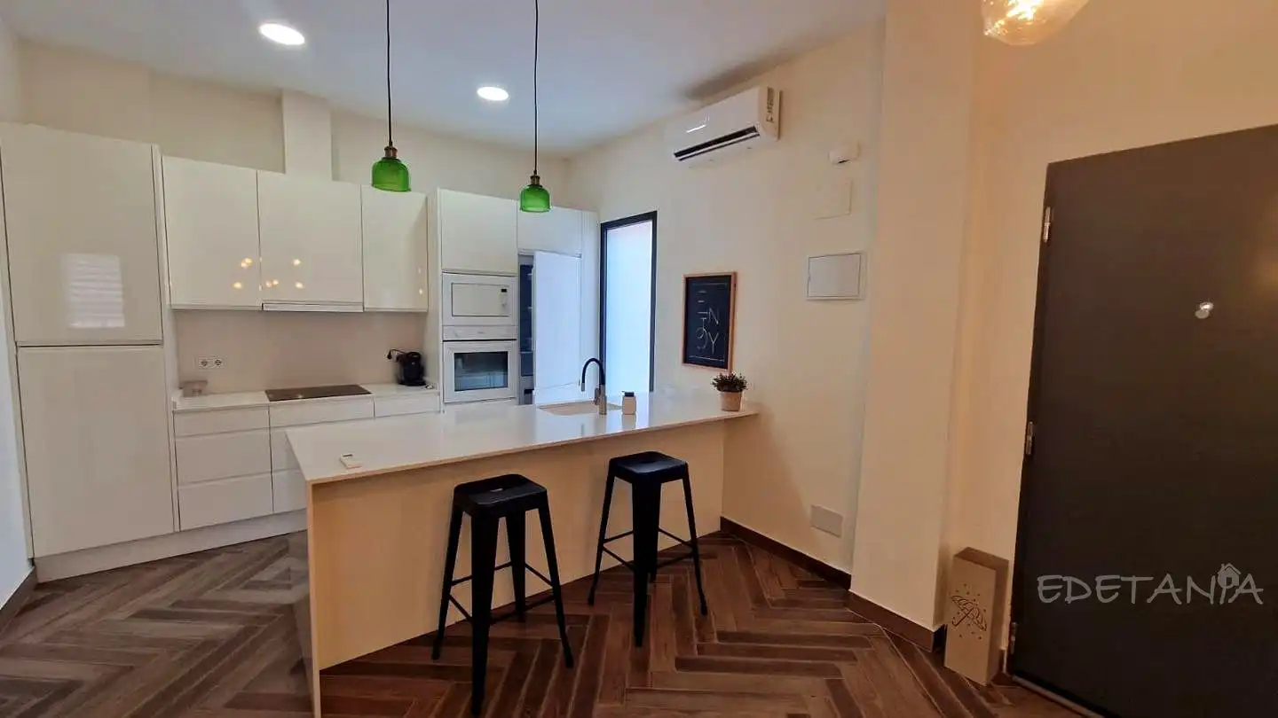 Kitchen of Apartments for rent in Alfara del Patriarca  with Air Conditioner, Heating and Furnished